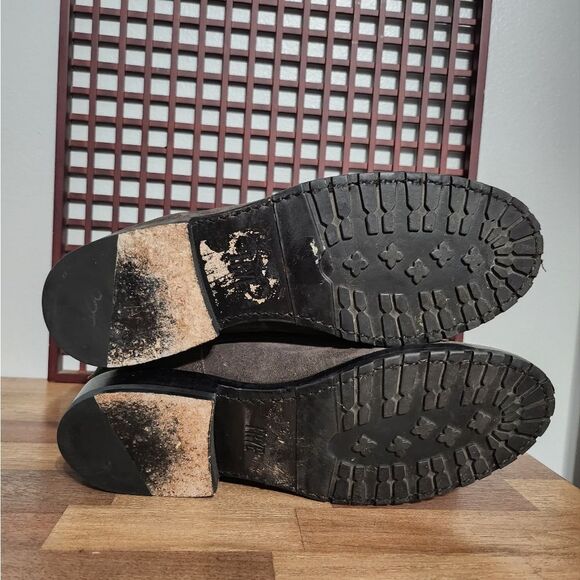 Frye Suede Lace Up Combat Boot - Picture 8 of 9